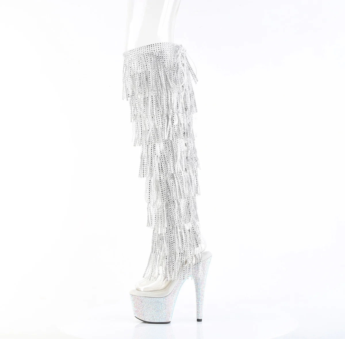 BEJEWELED-3019C-RSF-  Clear/Silver AB RS - Image 3