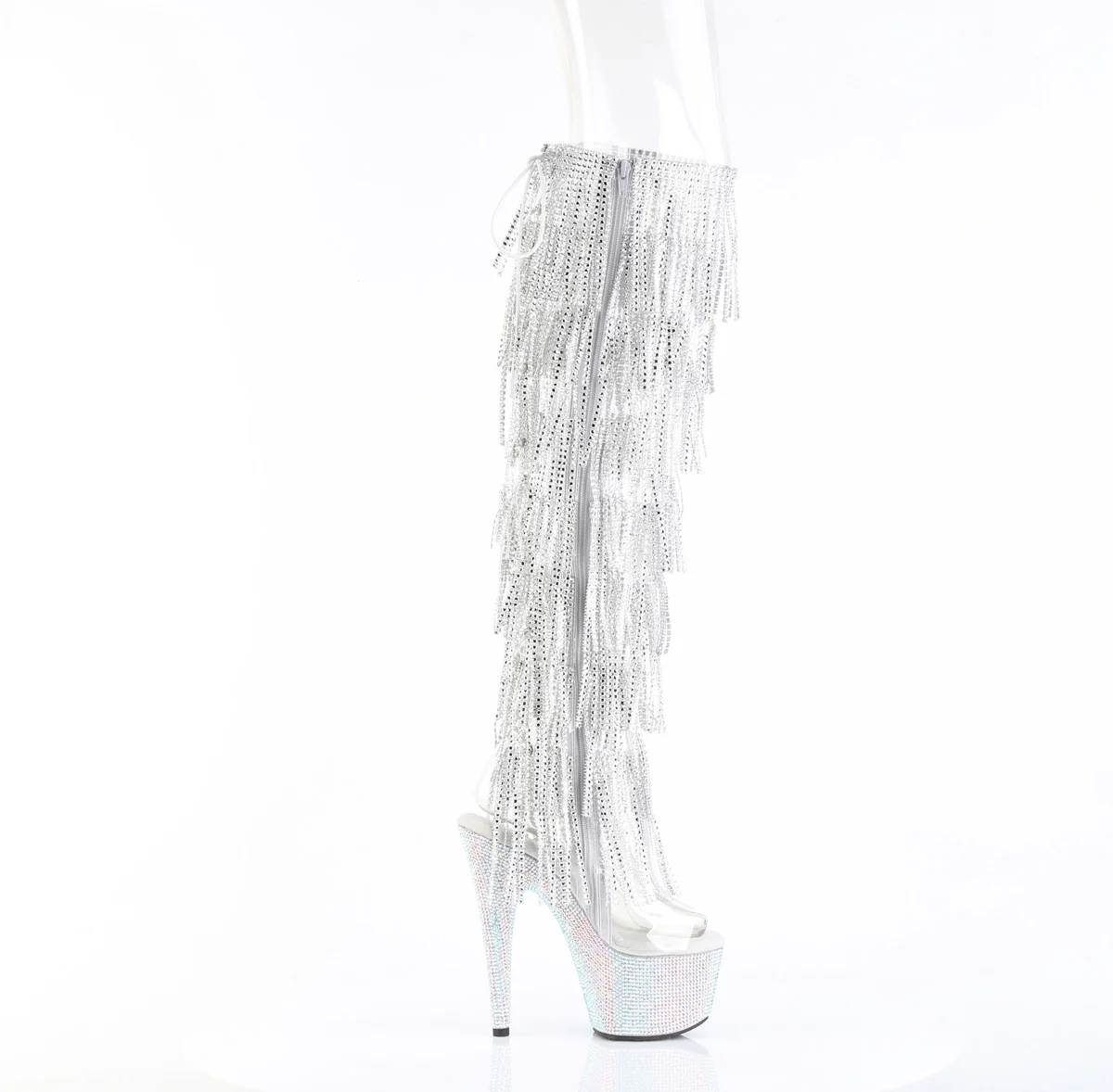 BEJEWELED-3019C-RSF-  Clear/Silver AB RS - Image 5
