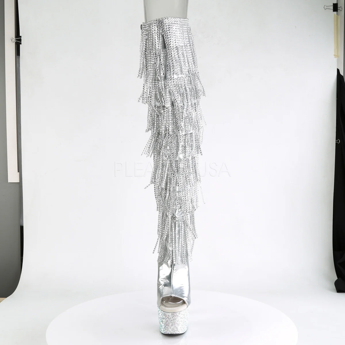 BEJEWELED-3019RSF-7  Silver Metallic Pu-Silver/Silver Multi RS - Image 2