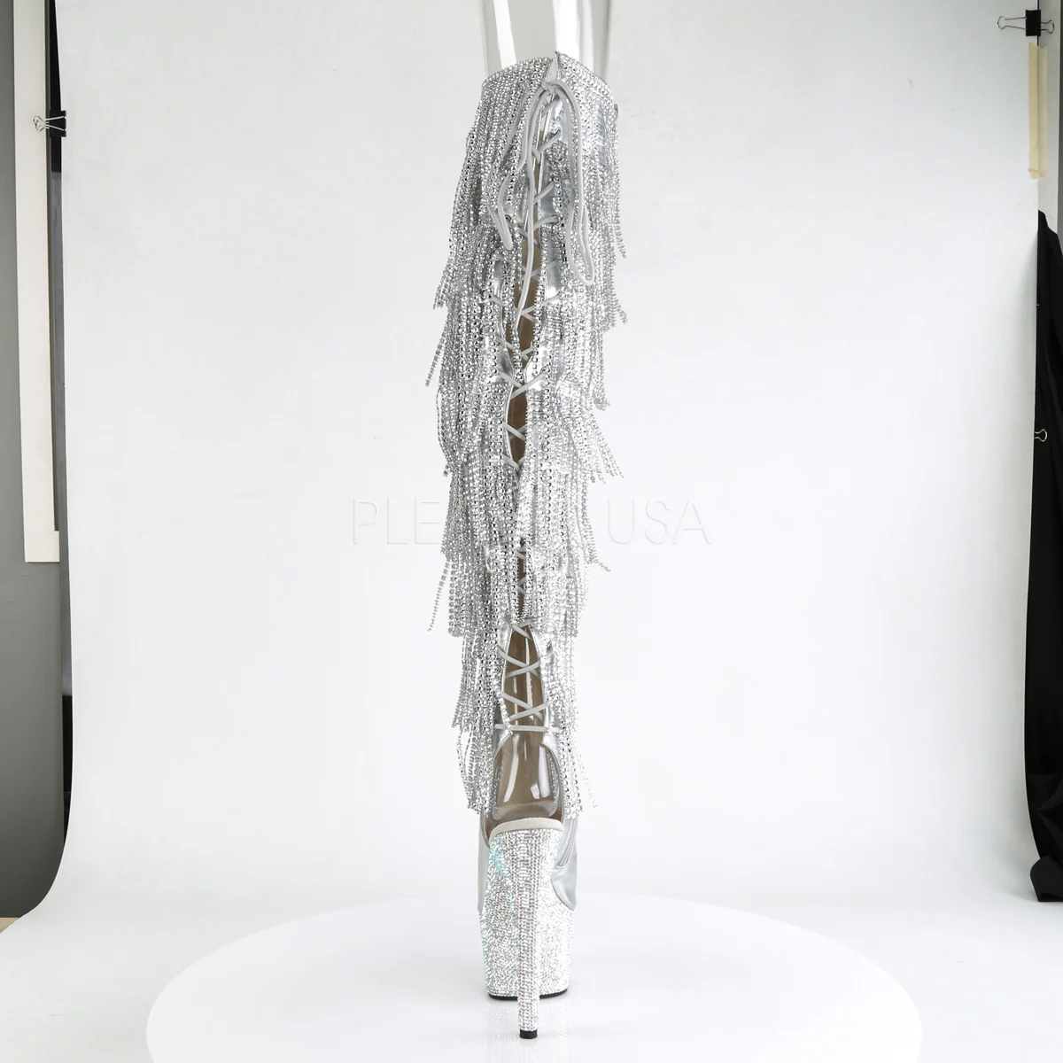 BEJEWELED-3019RSF-7  Silver Metallic Pu-Silver/Silver Multi RS - Image 4