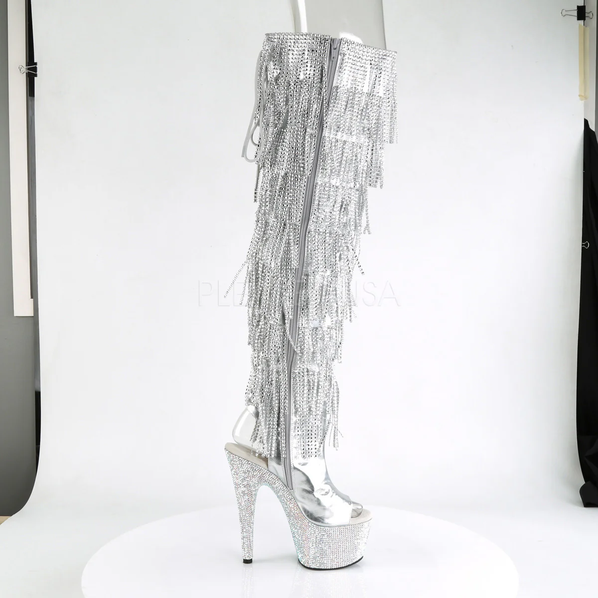 BEJEWELED-3019RSF-7  Silver Metallic Pu-Silver/Silver Multi RS - Image 5