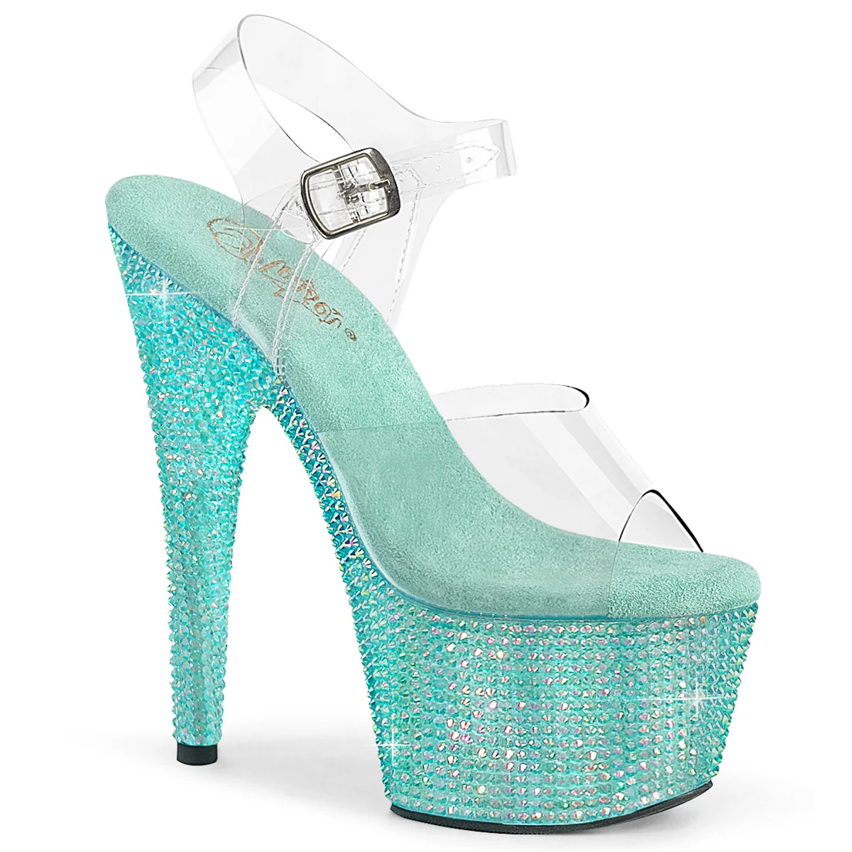 BEJEWELED-708RRS Clear/Aqua RS
