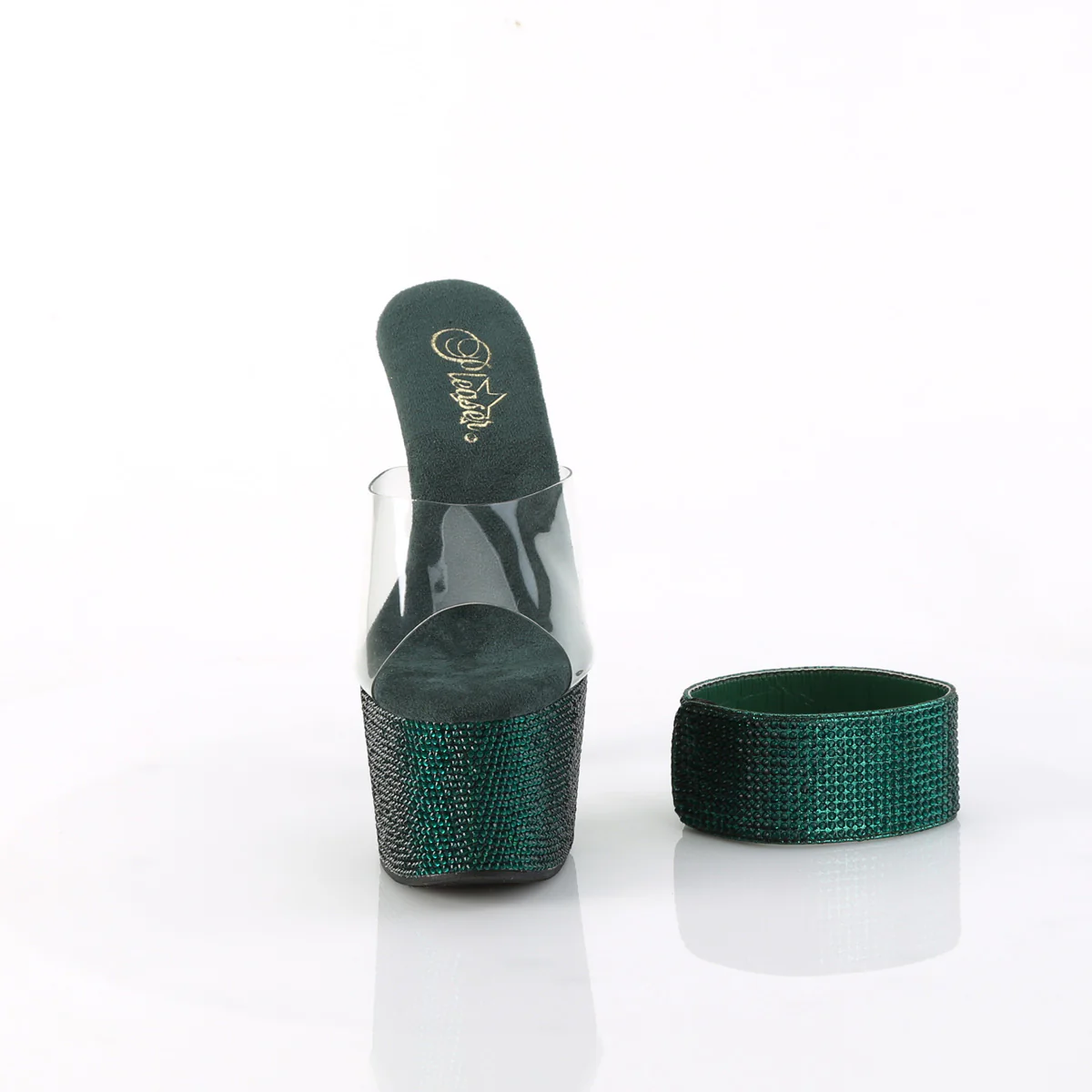 BEJEWELED-712RS Clear/Emerald Green RS - Image 2