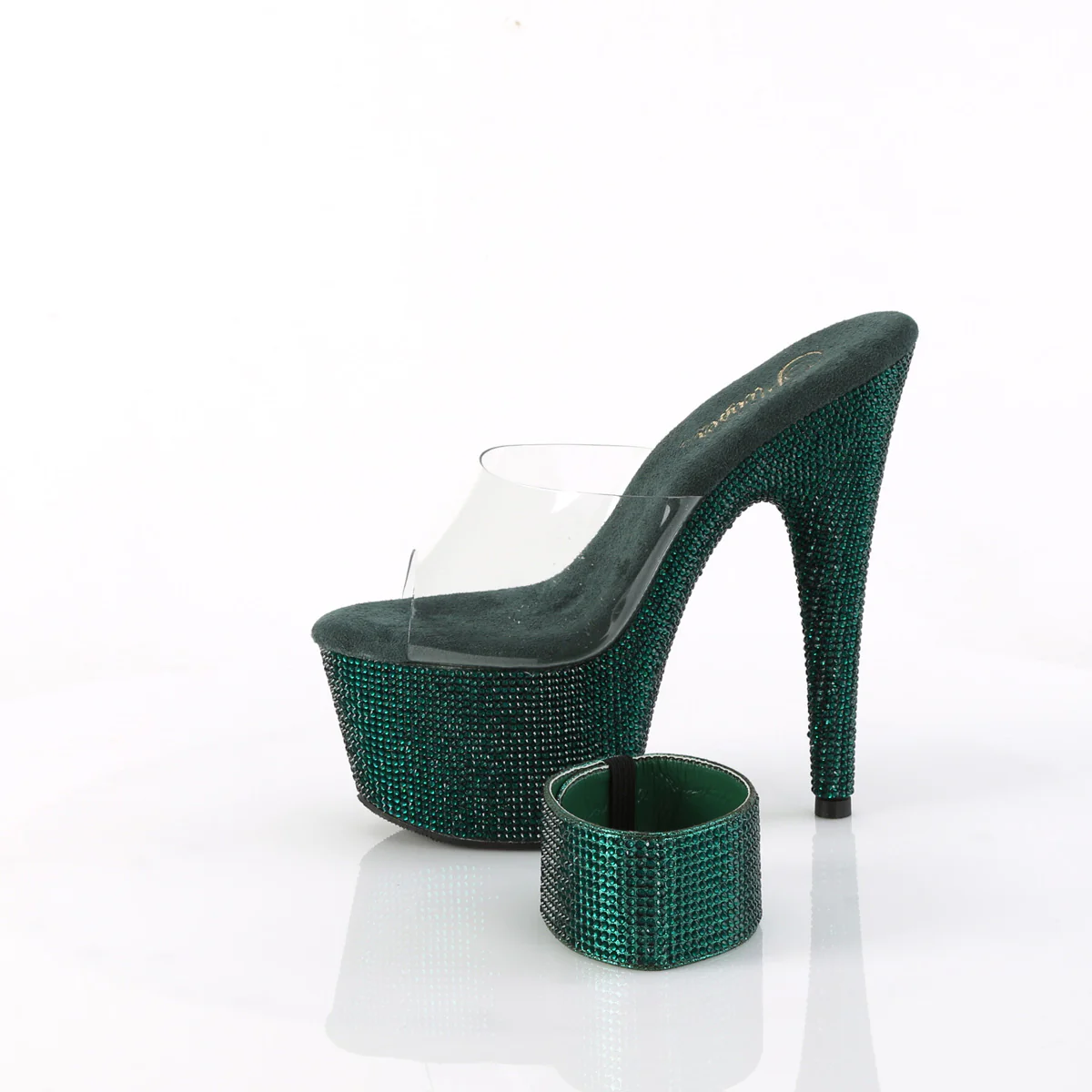 BEJEWELED-712RS Clear/Emerald Green RS - Image 3