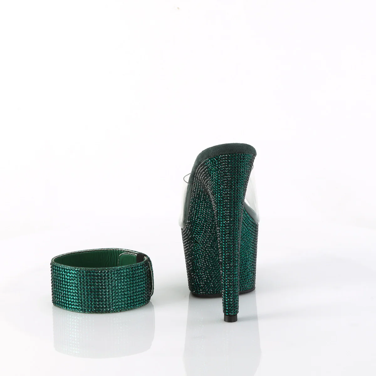 BEJEWELED-712RS Clear/Emerald Green RS - Image 4