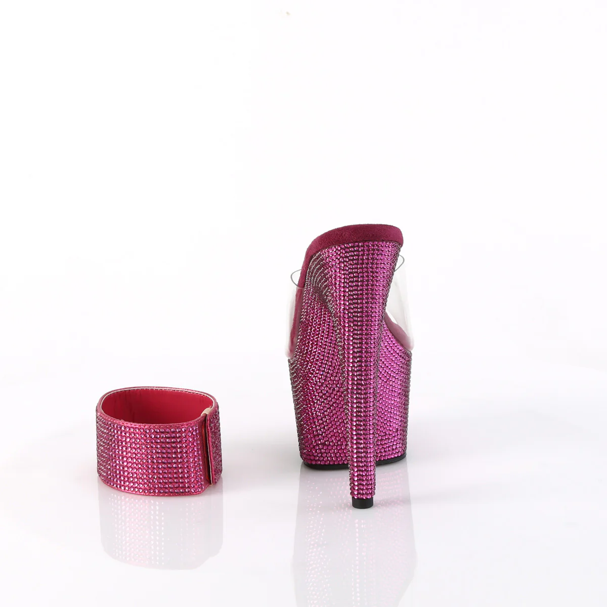 BEJEWELED-712RS  Clear/Fuchsia RS - Image 4