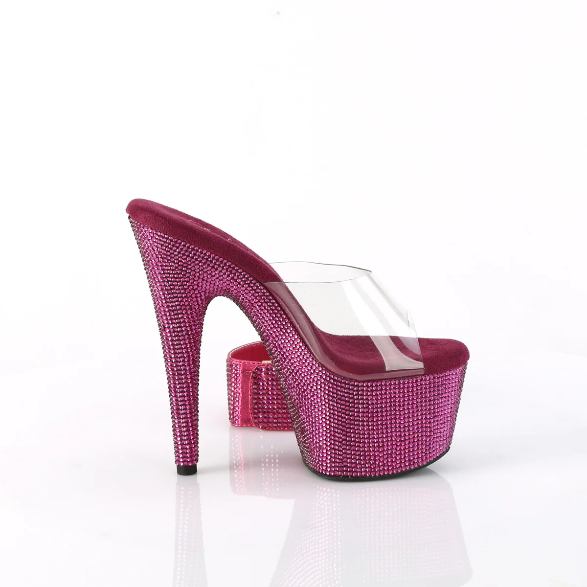 BEJEWELED-712RS  Clear/Fuchsia RS - Image 5