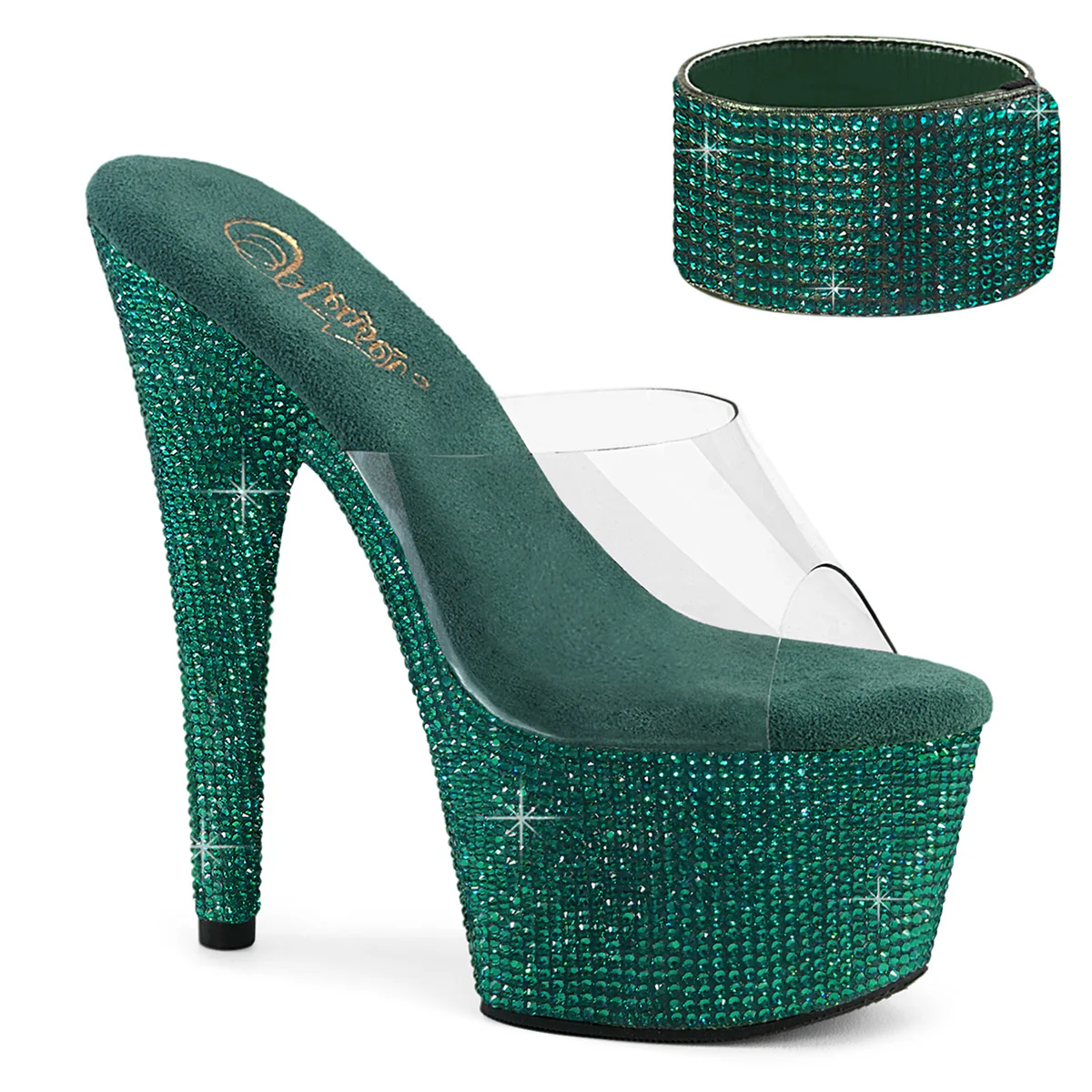 BEJEWELED-712RS Clear/Green RS