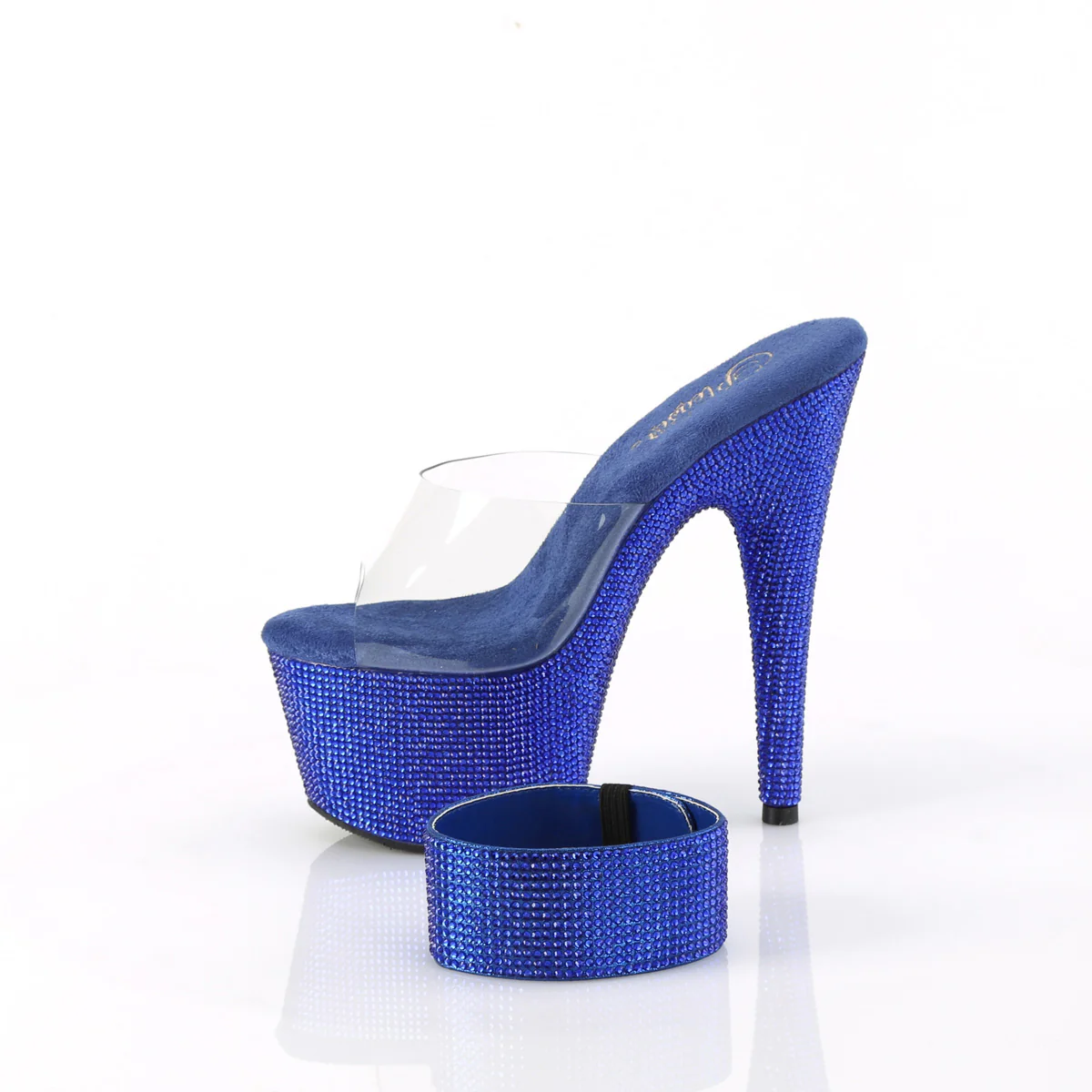 BEJEWELED-712RS  Clear/Royal Blue RS - Image 3
