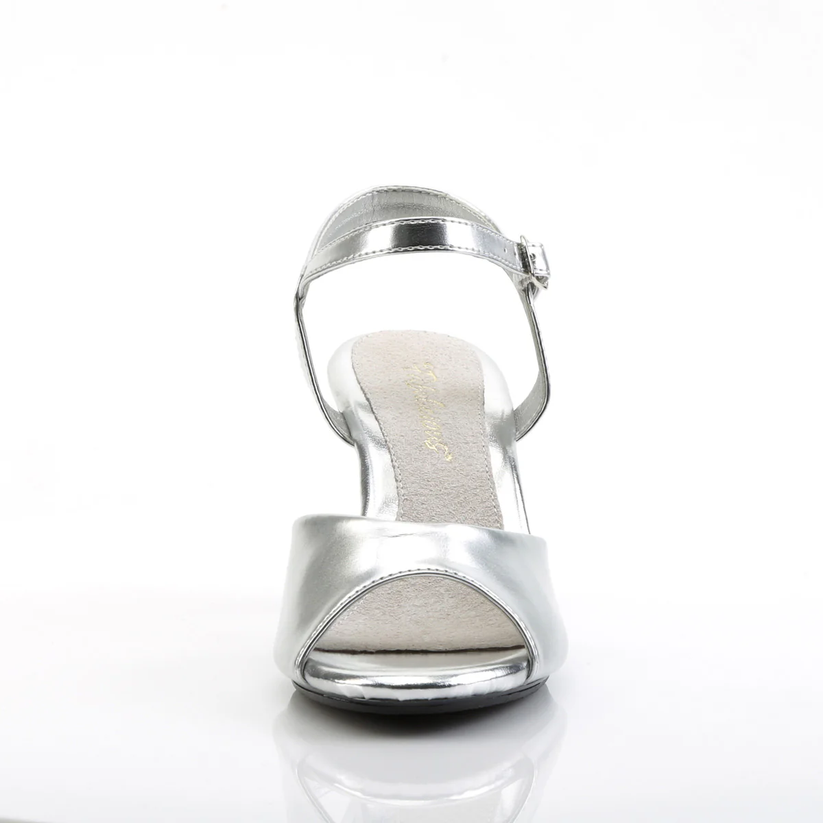 BELLE-309 Silver Metallic Pu/Clear - Image 2