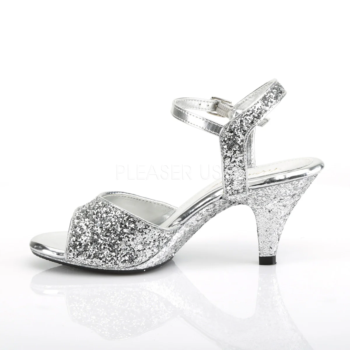BELLE-309G  Silver Glitter/Silver Glitter - Image 3
