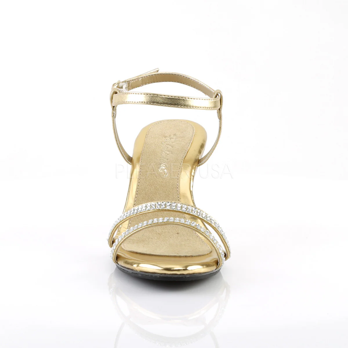 BELLE-316  Gold Metallic Pu/Clear - Image 2