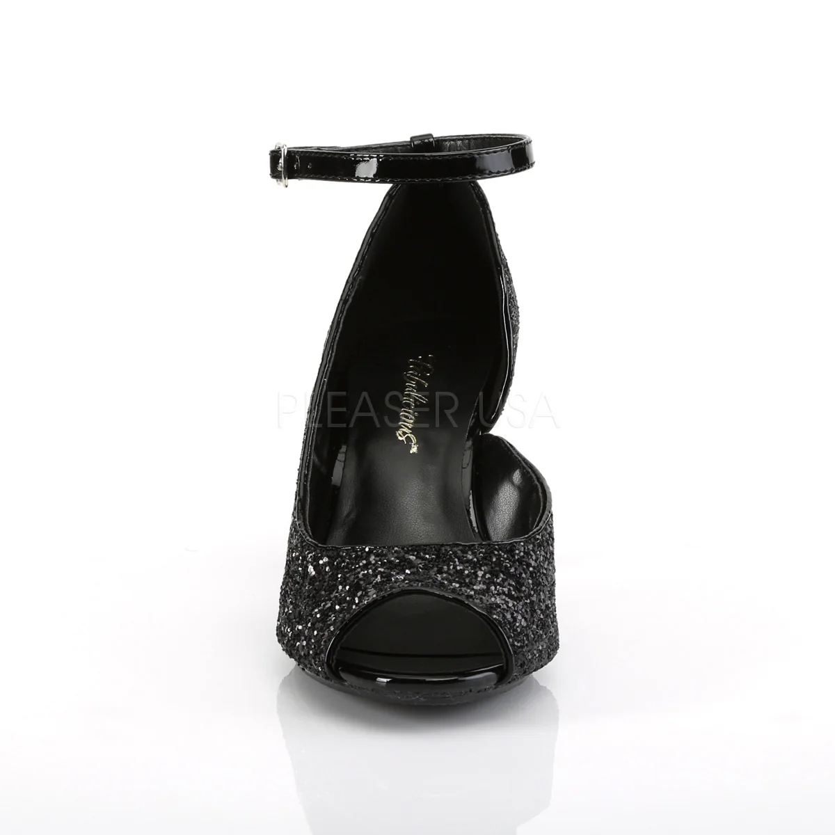 BELLE-381G Black Glitter/Black Glitter - Image 2