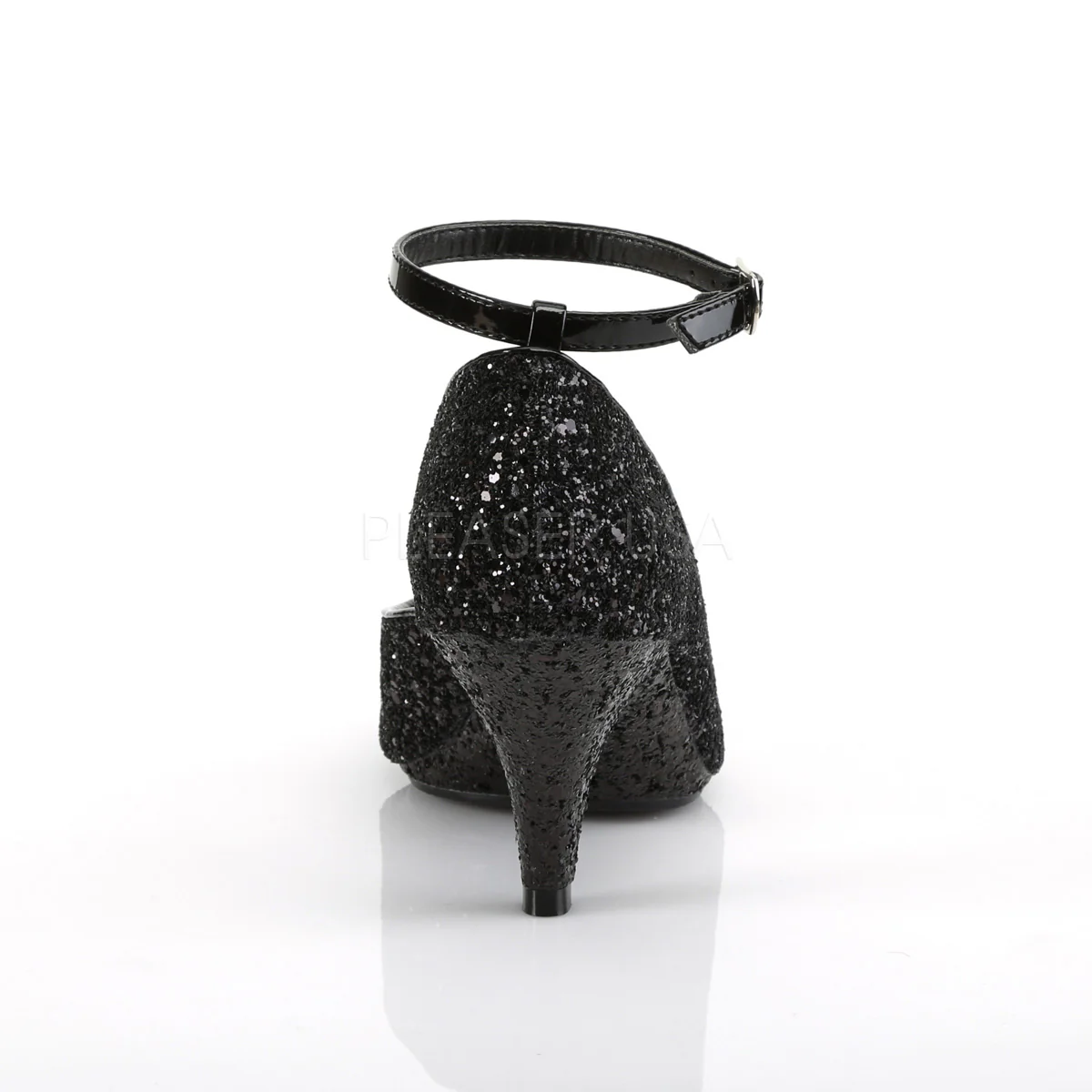 BELLE-381G Black Glitter/Black Glitter - Image 4