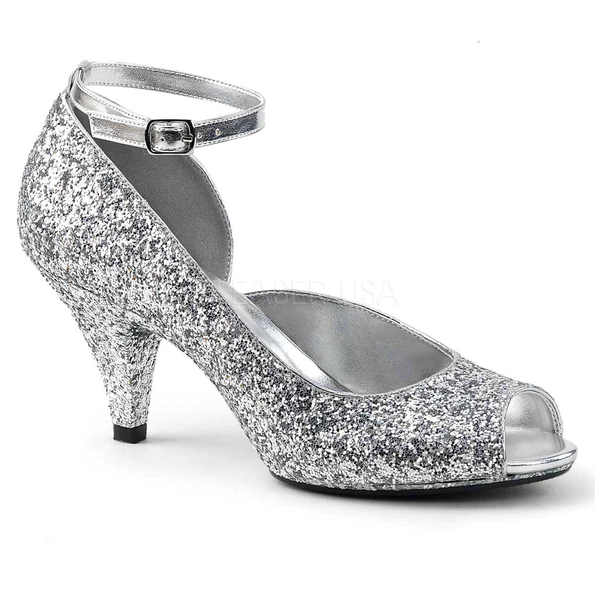 BELLE-381G Silver Glitter/Silver Glitter