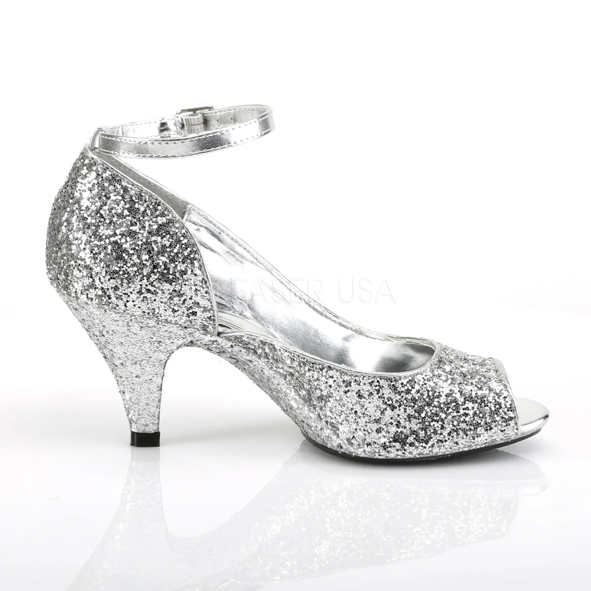 BELLE-381G Silver Glitter/Silver Glitter - Image 5