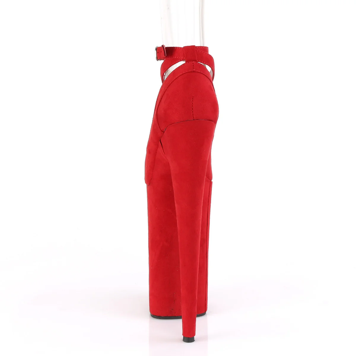 BEYOND-087FS Red Faux Suede/Red Faxu Suede - Image 4