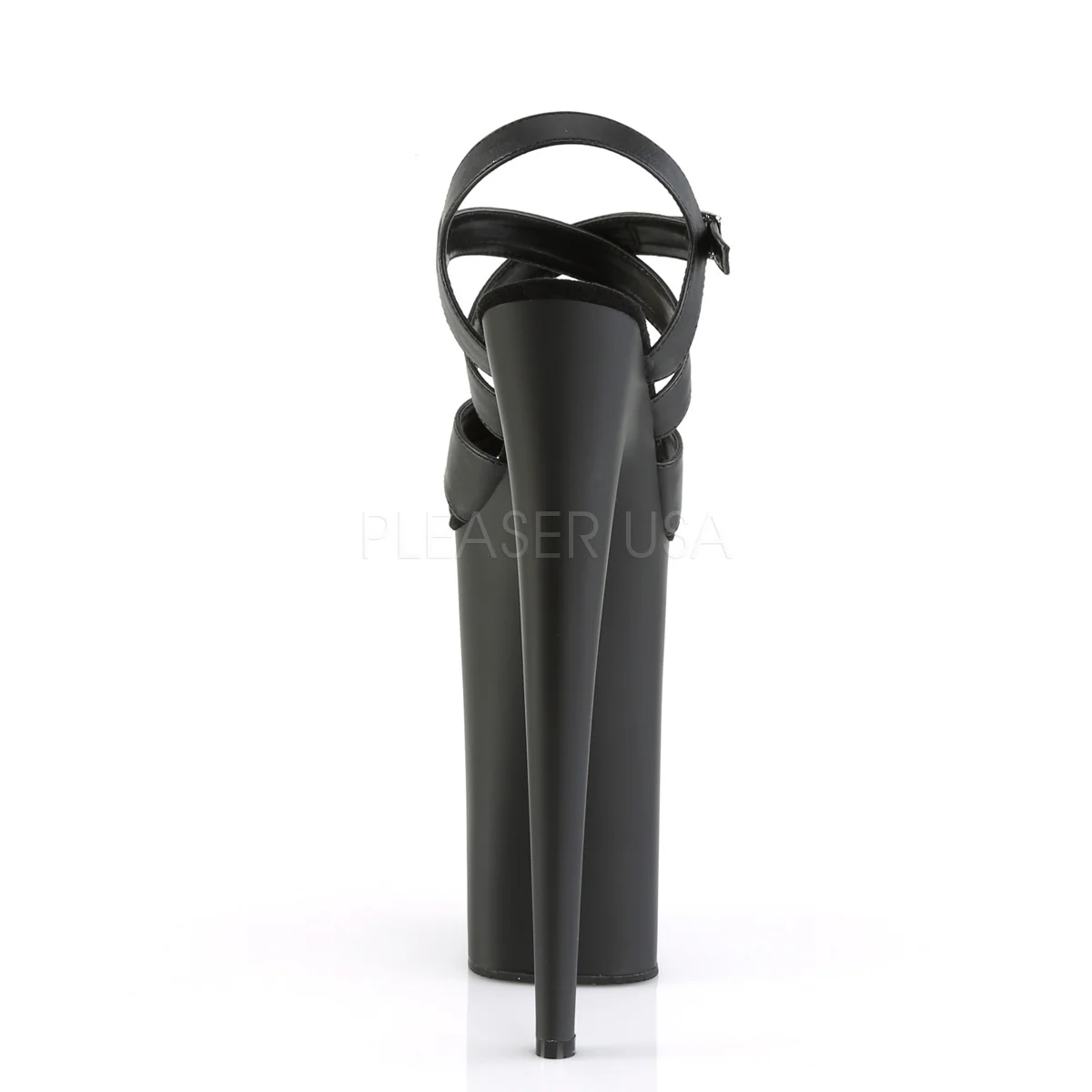 BEYOND-097  Black Faux Leather/Black Matte - Image 3