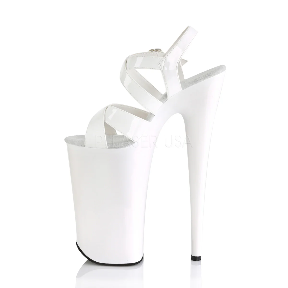 BEYOND-097  White Patent/White - Image 3
