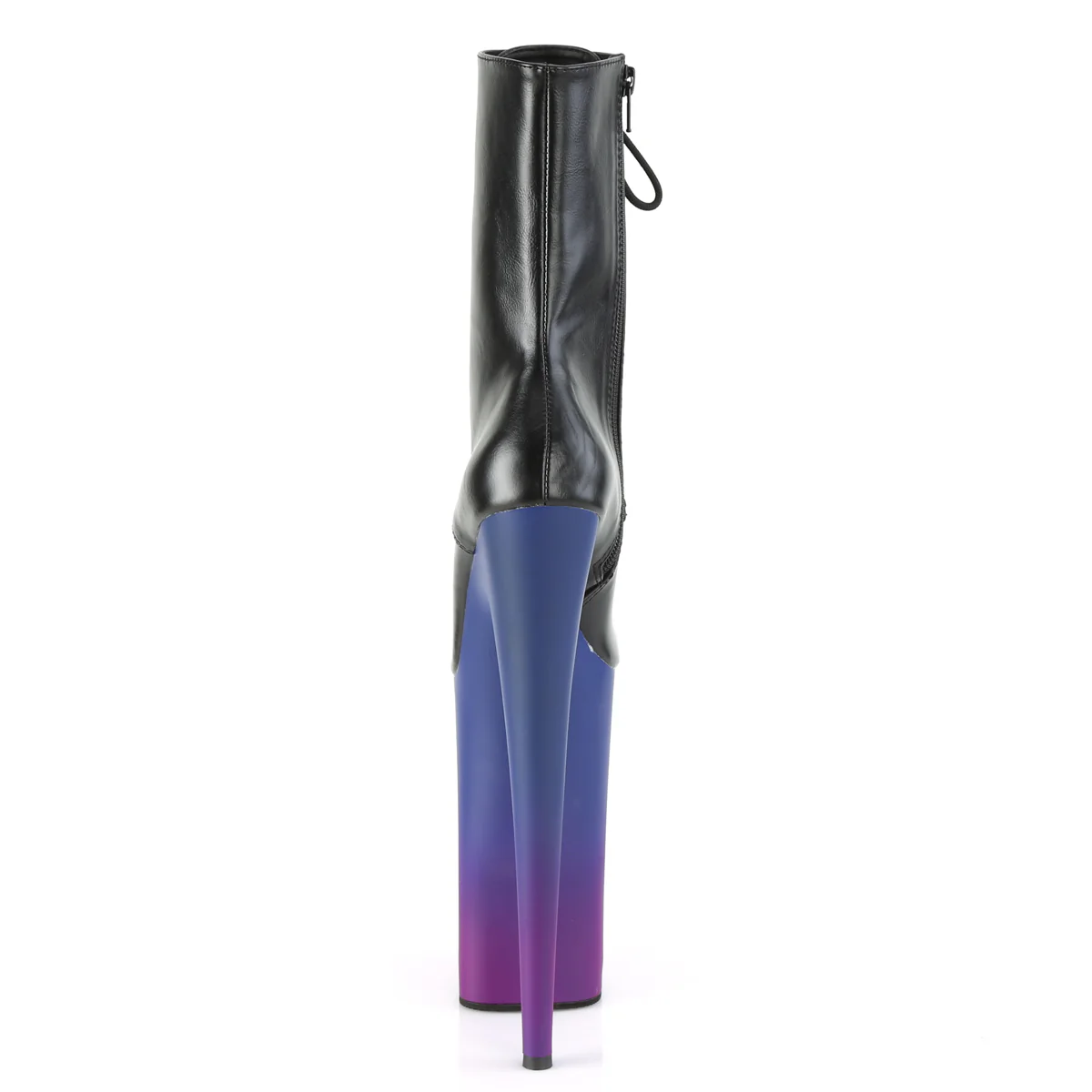 BEYOND-1020BP Black Faux Leather/Blue-Purple Ombre - Image 4