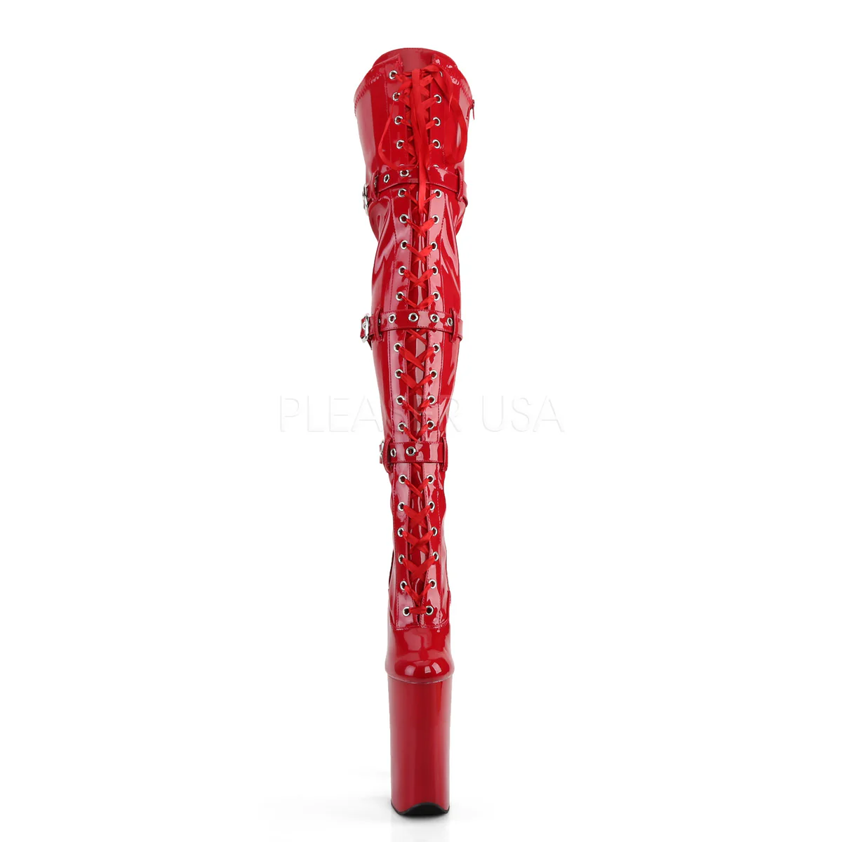 BEYOND-3028 Red Stretch Patent/Red - Image 2