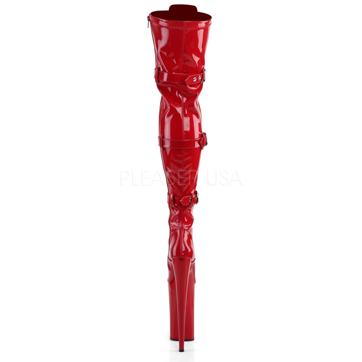 BEYOND-3028 Red Stretch Patent/Red - Image 4