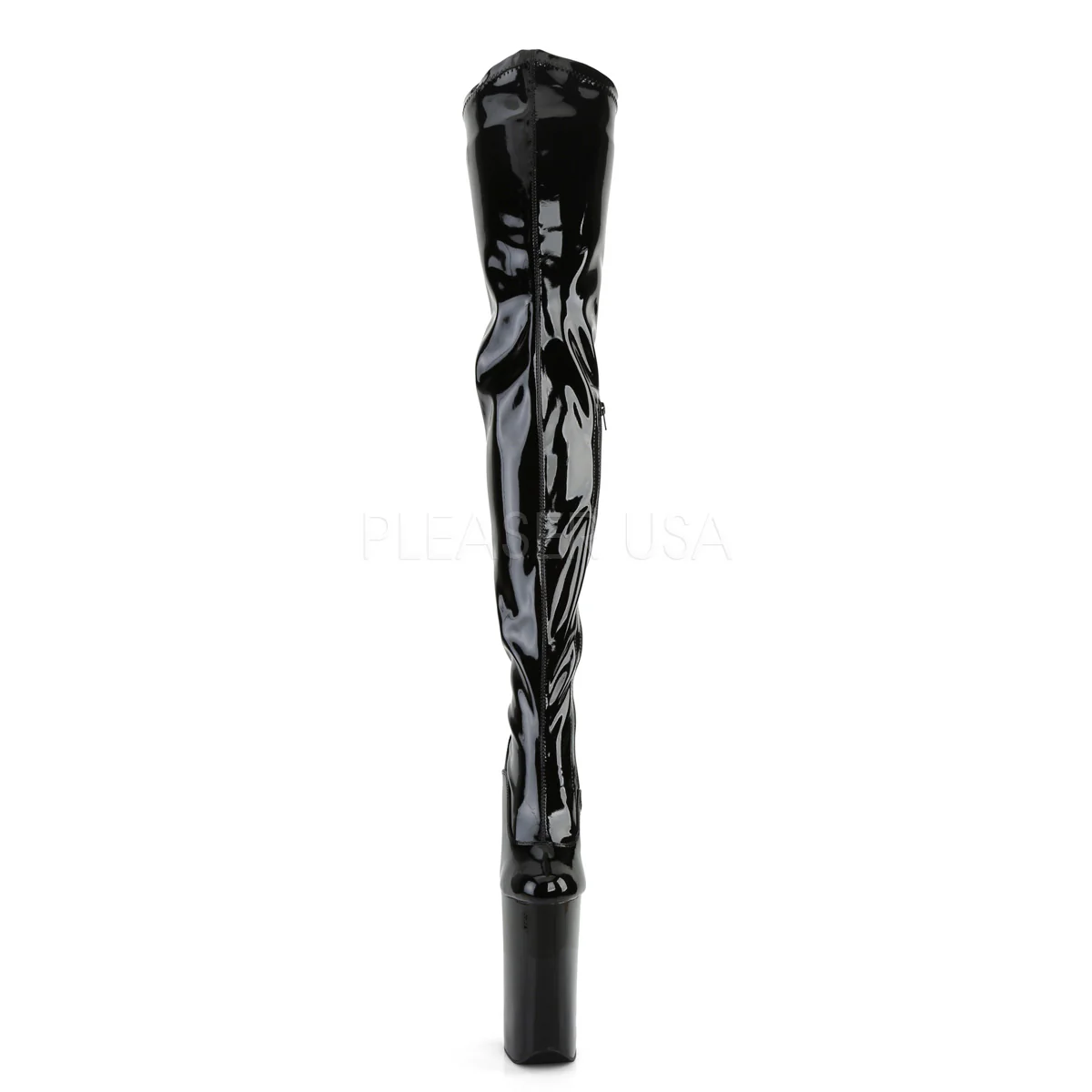 BEYOND-4000 Black Stretch Patent/Black - Image 2