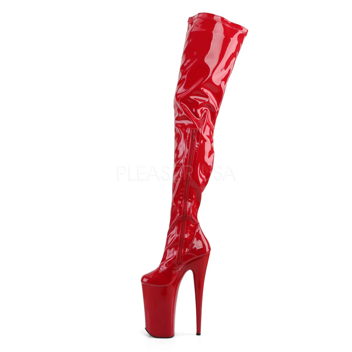 BEYOND-4000  Red Stretch Patent/Red - Image 3