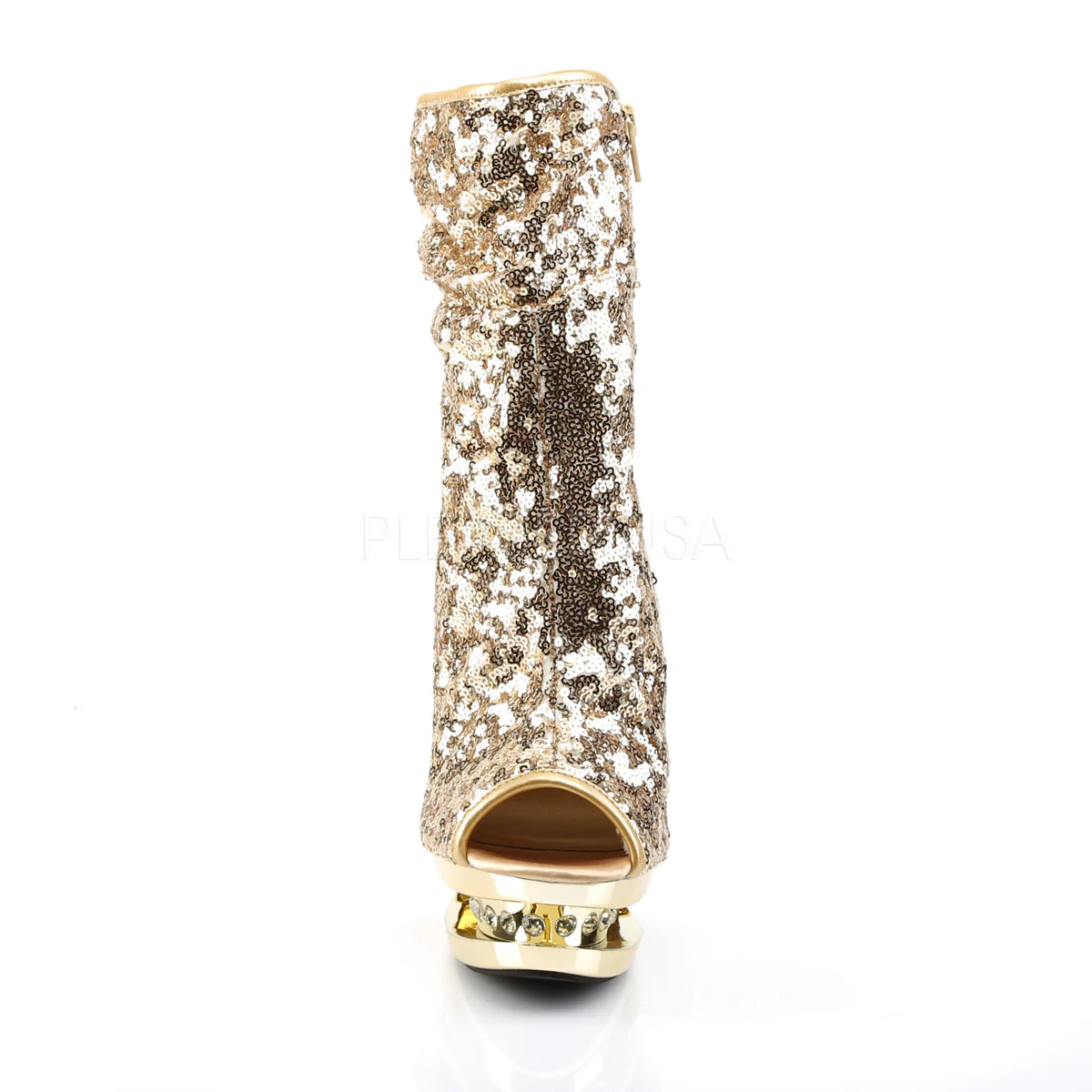 BLONDIE-R-1008  Gold Sequins/Gold Chrome - Image 2