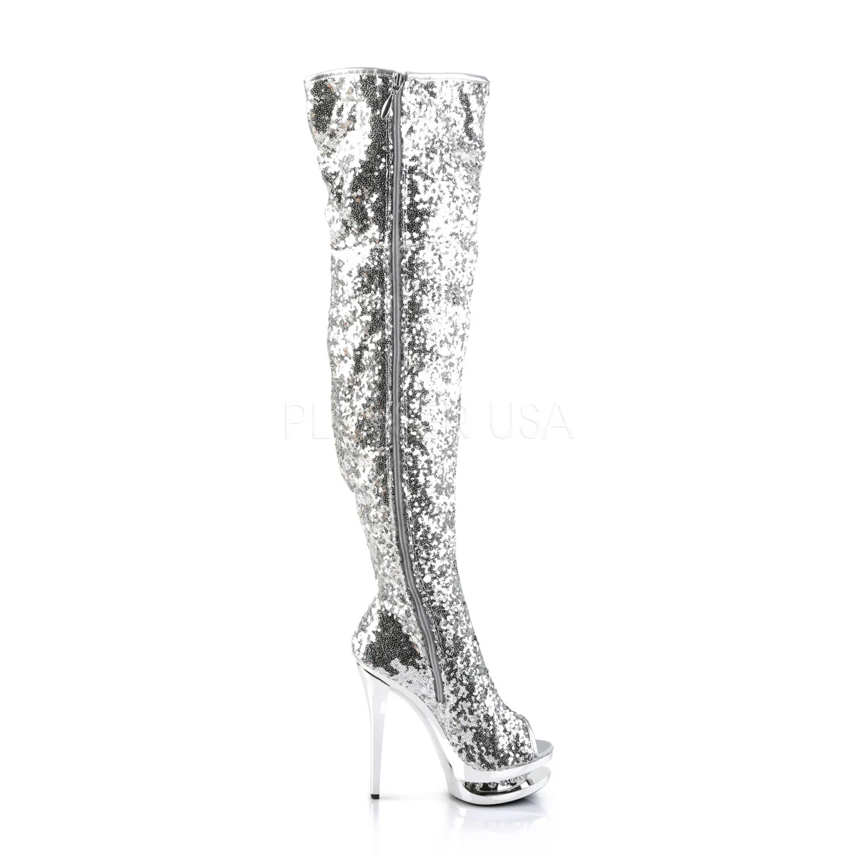 BLONDIE-R-3011  Silver Sequins/Silver Chrome - Image 5
