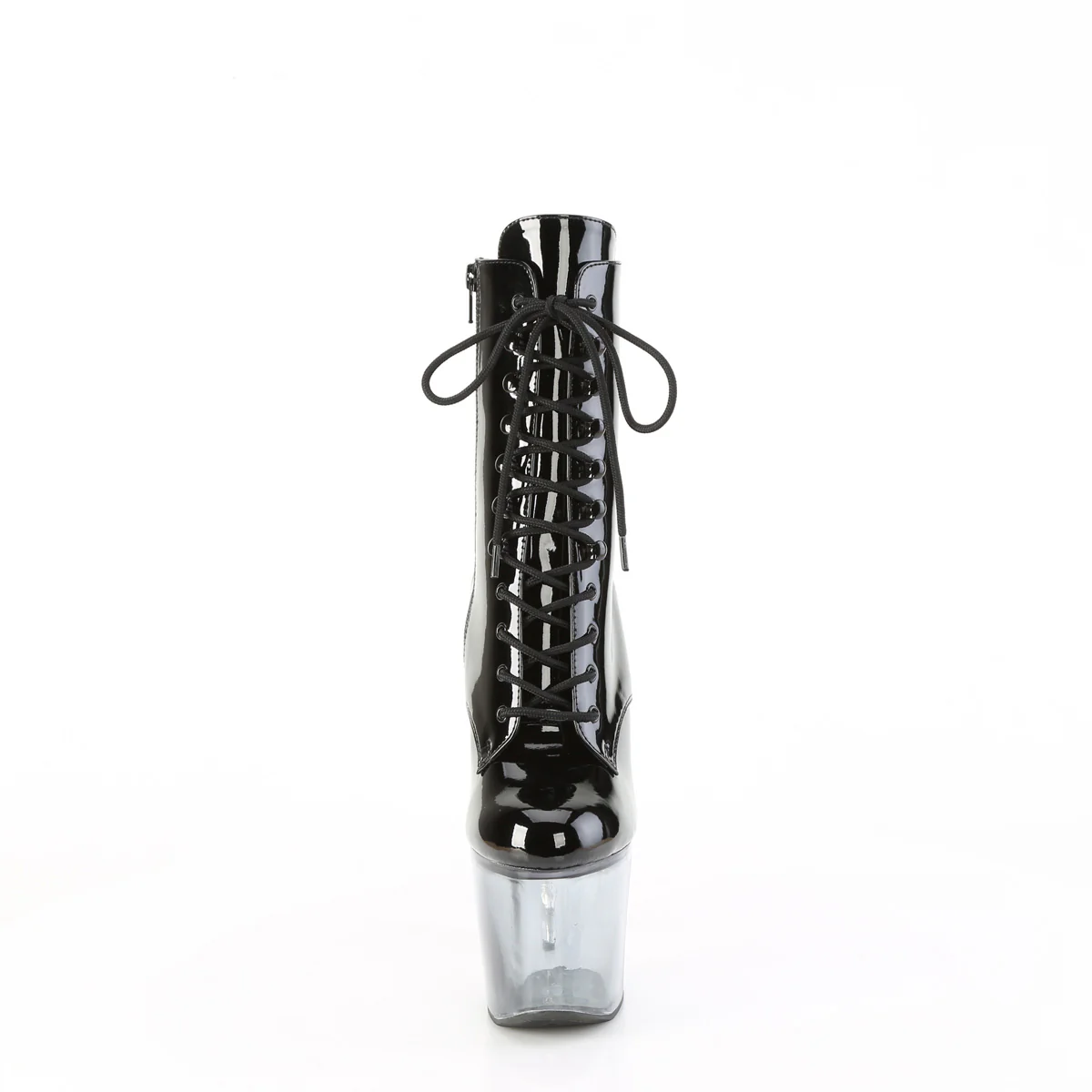 BLISS-1020BC Black Patent/Black-Clear Ombre - Image 2
