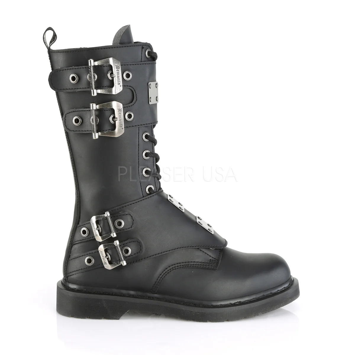 BOLT-345  Black Vegan Leather - Image 4