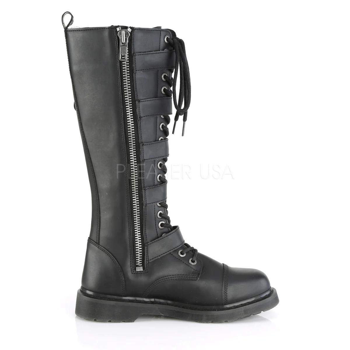BOLT-425  Black Vegan Leather - Image 4