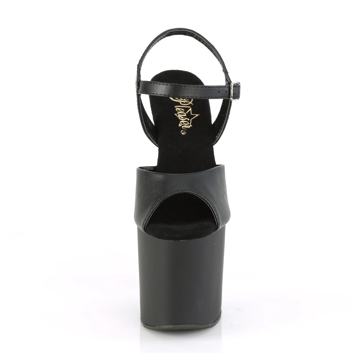 BONDGIRL-709  Black Faux Leather/Black Matte - Image 2