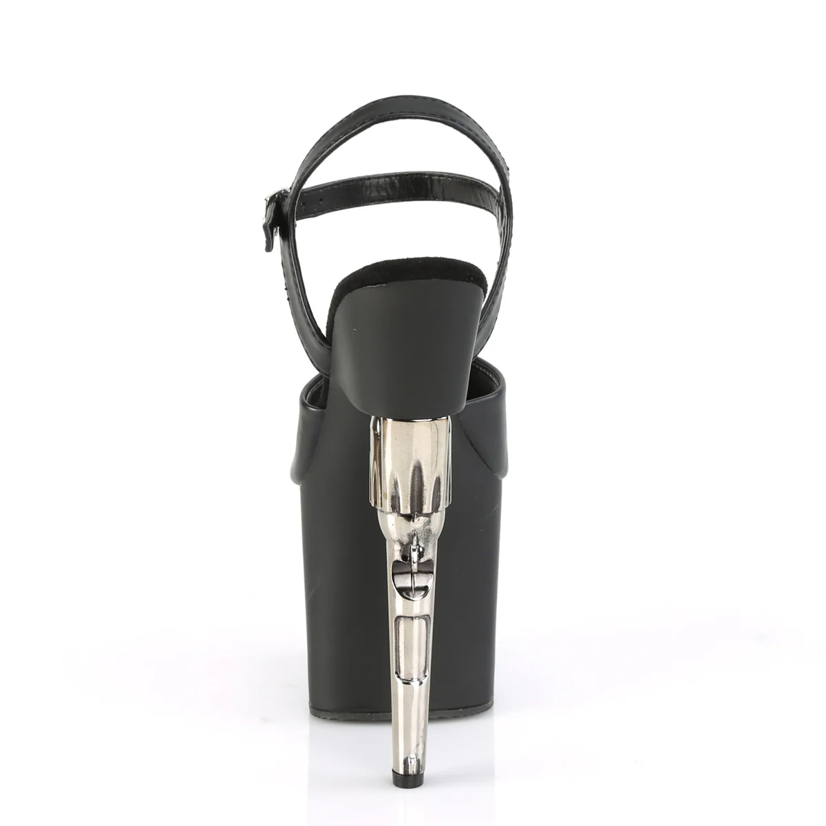 BONDGIRL-709  Black Faux Leather/Black Matte - Image 4