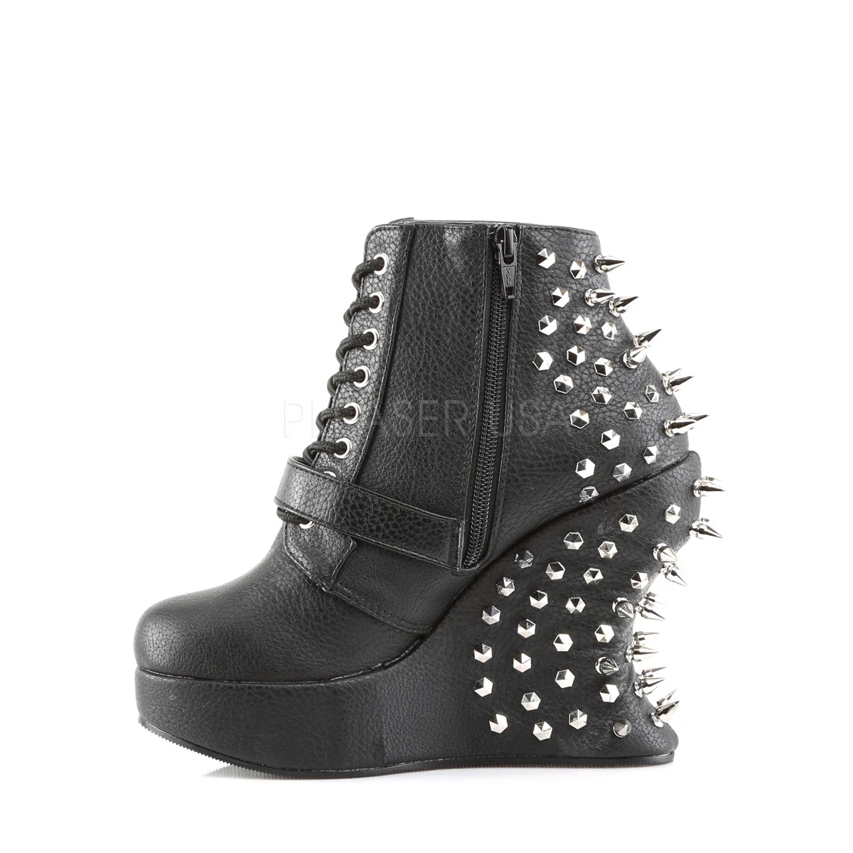 BRAVO-23  Black Vegan Leather - Image 3