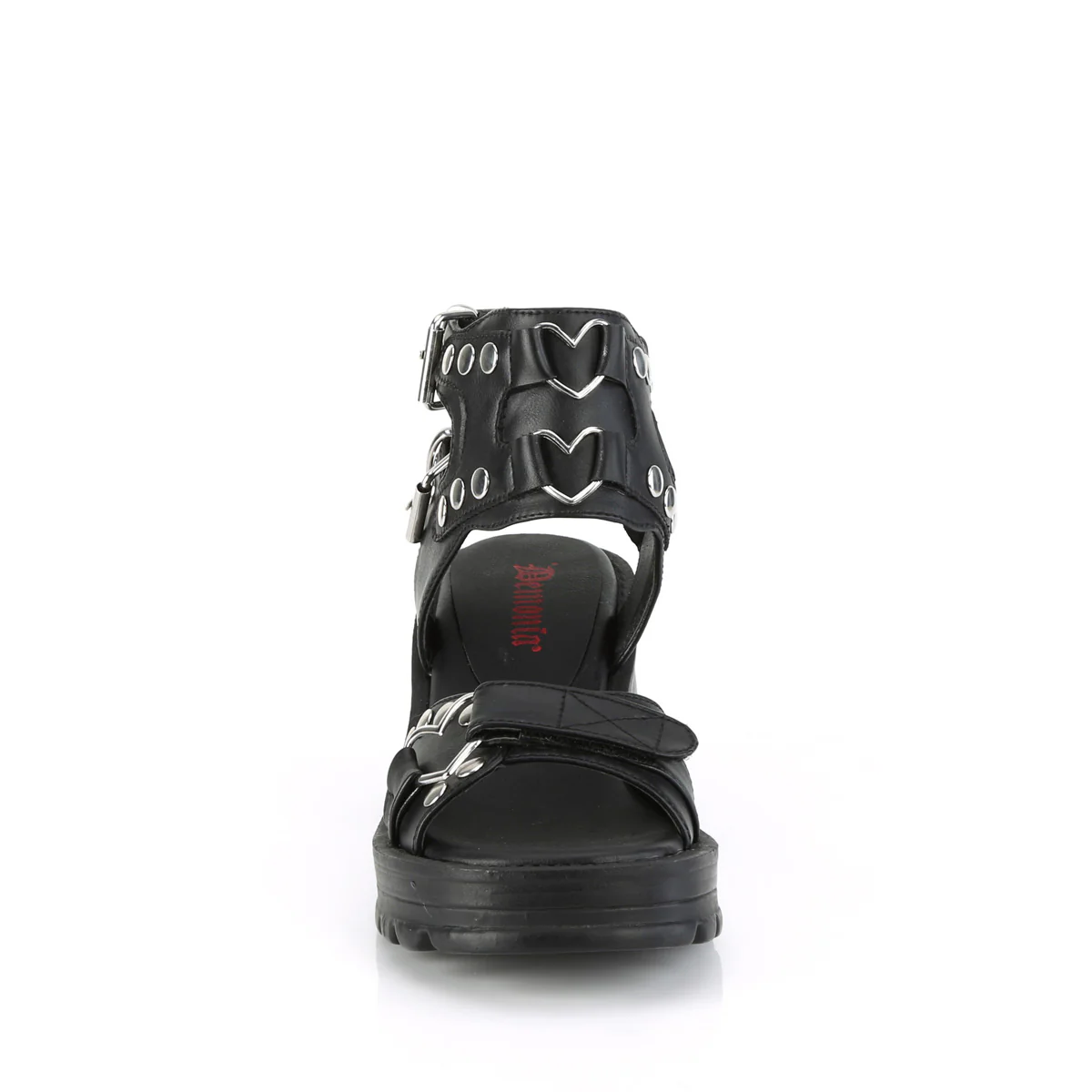 BRATTY-07  Black Vegan Leather - Image 2