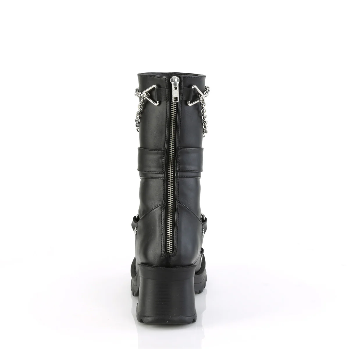 BRATTY-120  Black Vegan Leather - Image 4