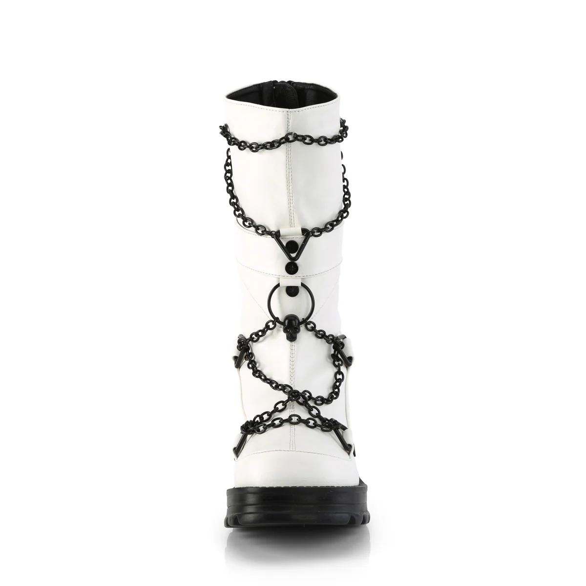 BRATTY-120 White Vegan Leather - Image 2