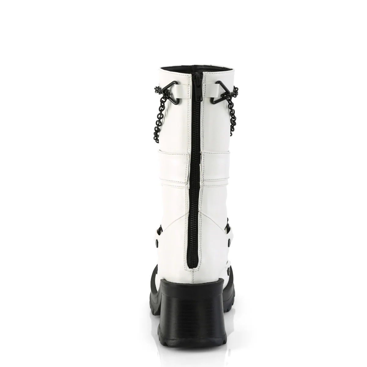 BRATTY-120 White Vegan Leather - Image 4