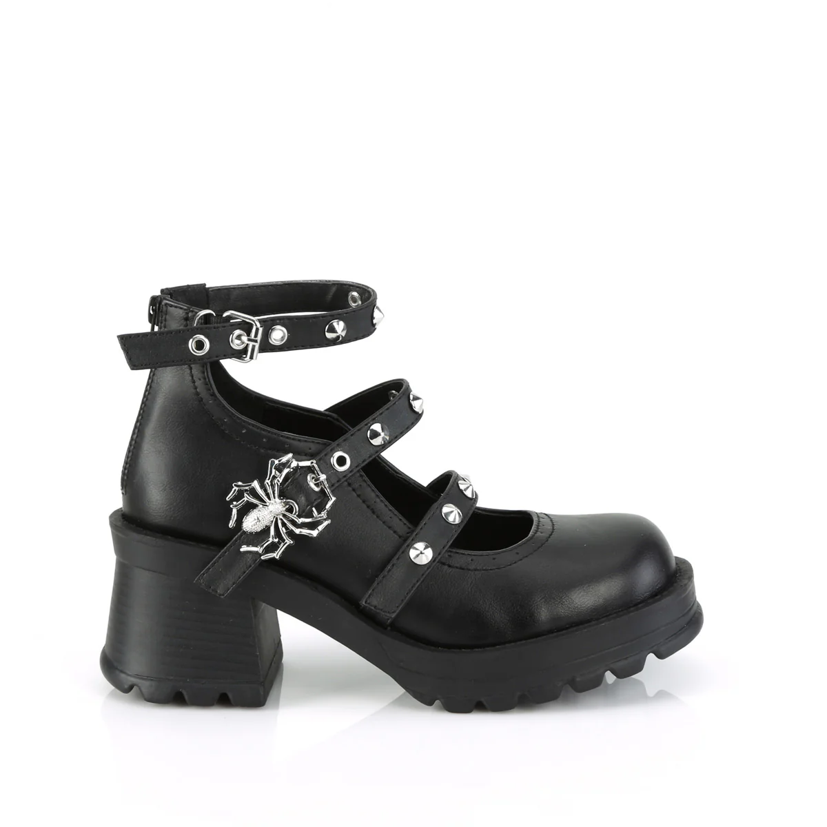 BRATTY-30  Black Vegan Leather - Image 5