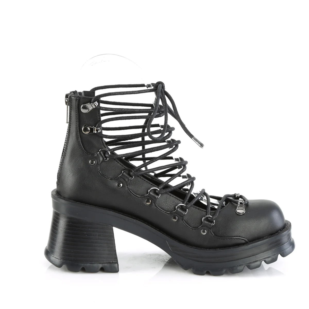 BRATTY-32 Black Vegan Leather - Image 5