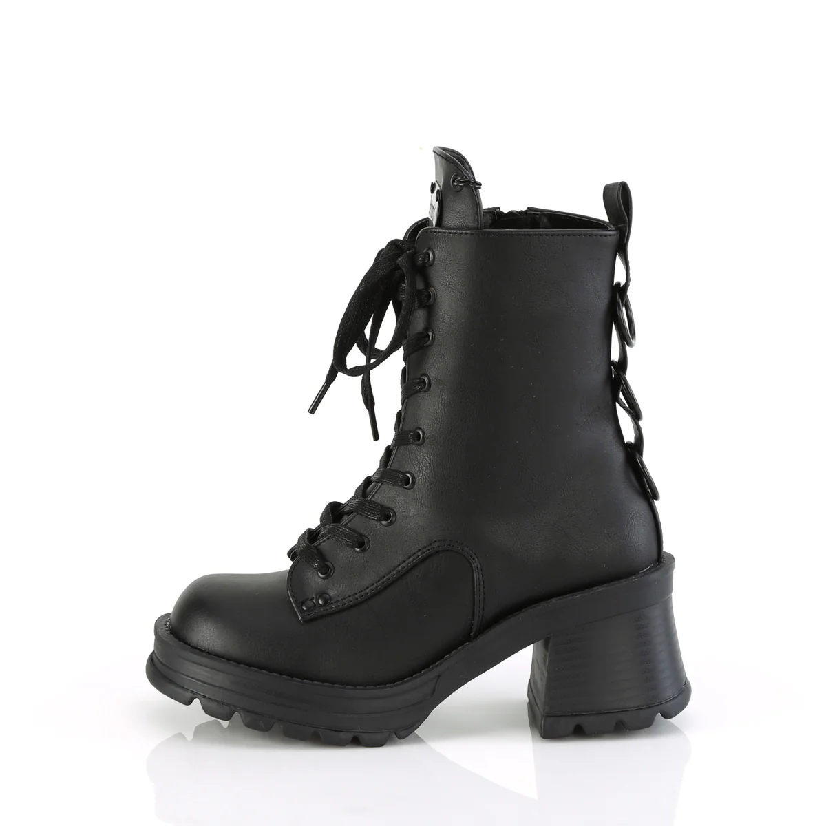 BRATTY-50 Black Vegan Leather - Image 3