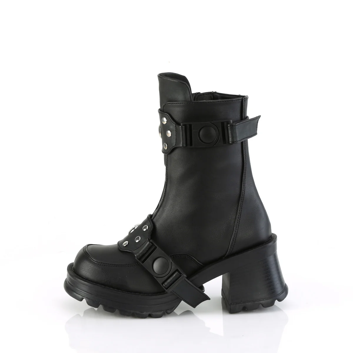 BRATTY-56 Black Vegan Leather - Image 3