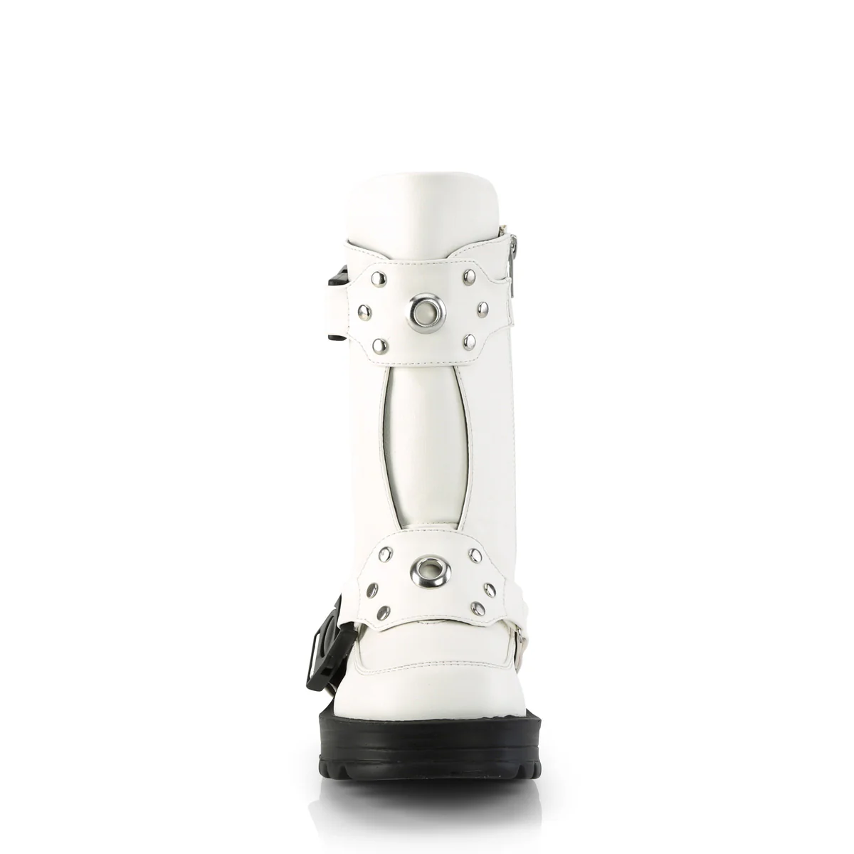 BRATTY-56  White Vegan Leather - Image 2