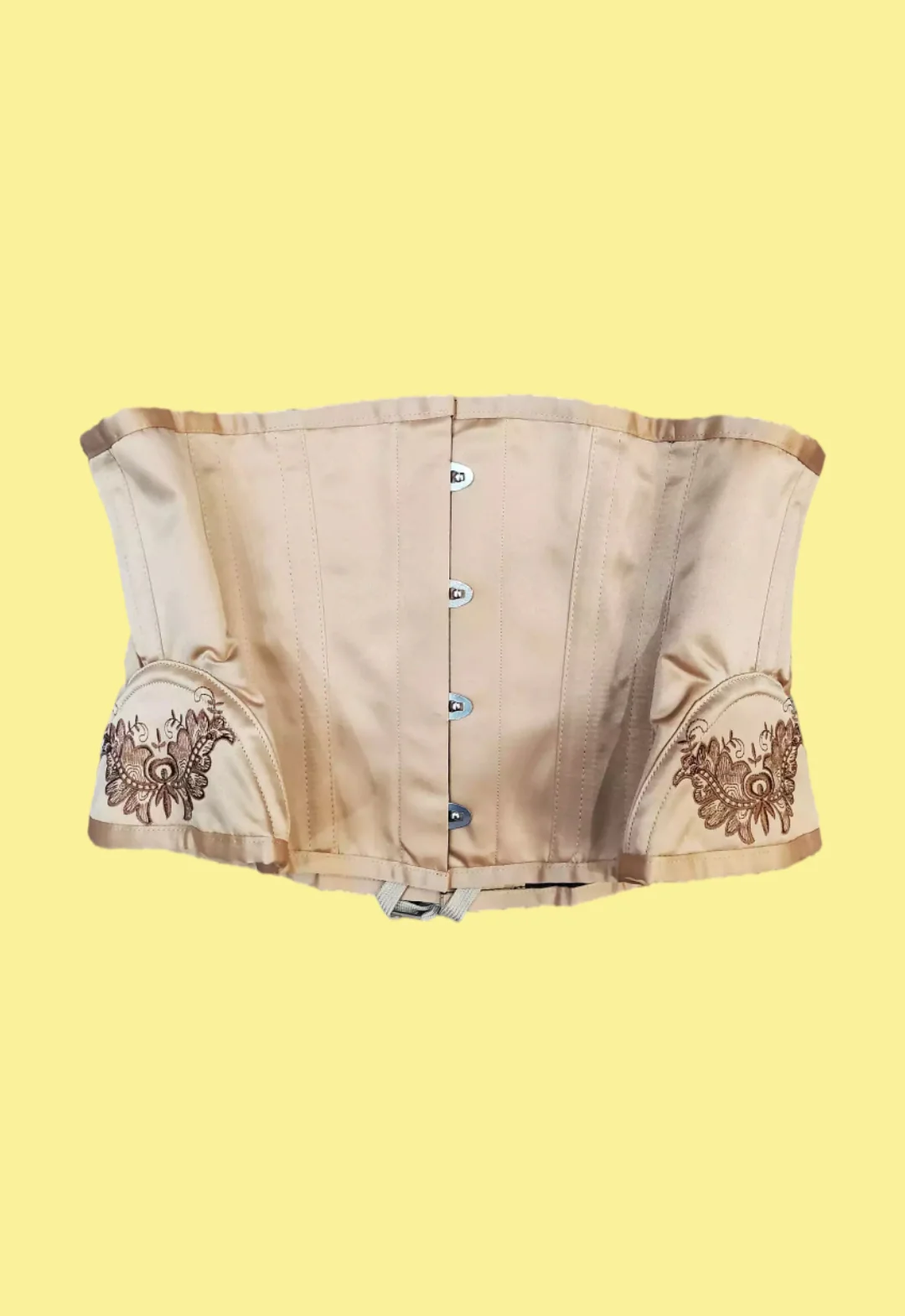 Steel Boned Waist Corset With Hip Panels - Image 6