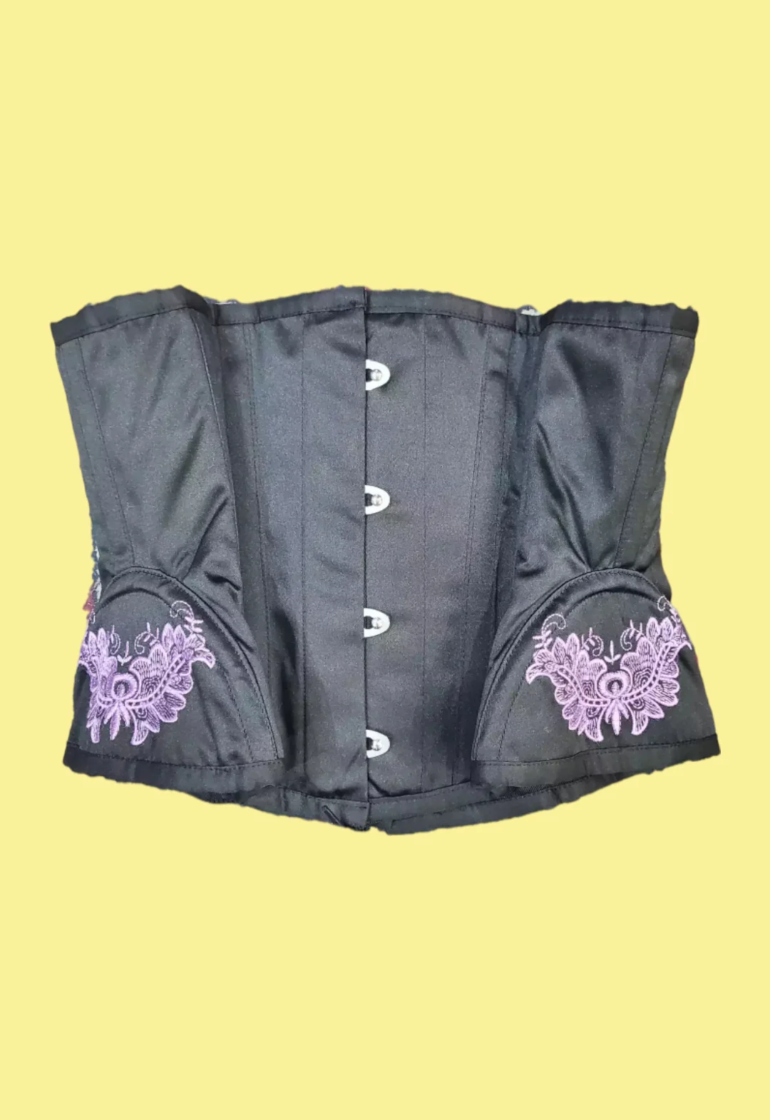 Steel Boned Waist Corset With Hip Panels - Image 7