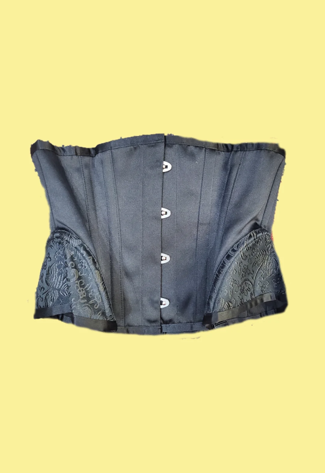 Steel Boned Waist Corset With Hip Panels - Image 8
