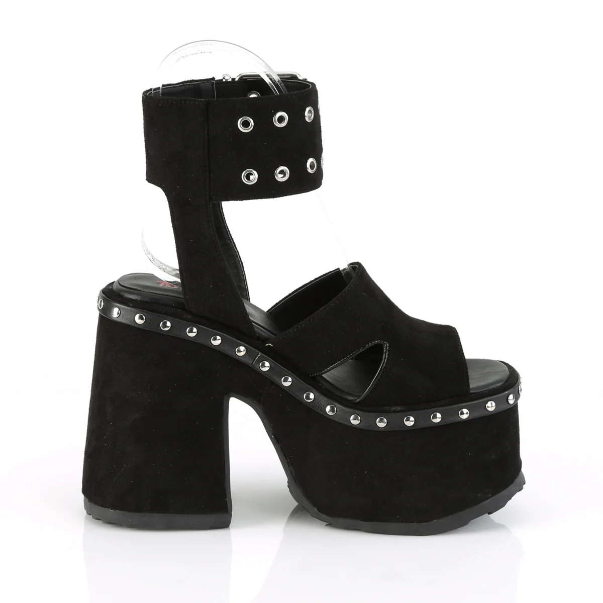 CAMEL-102 Black Vegan Suede - Image 5
