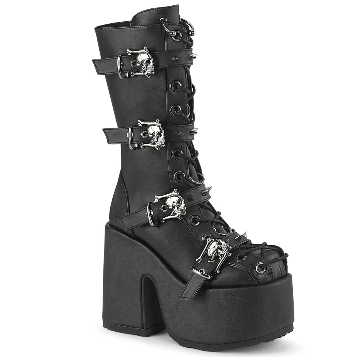CAMEL-115  Black Vegan Leather